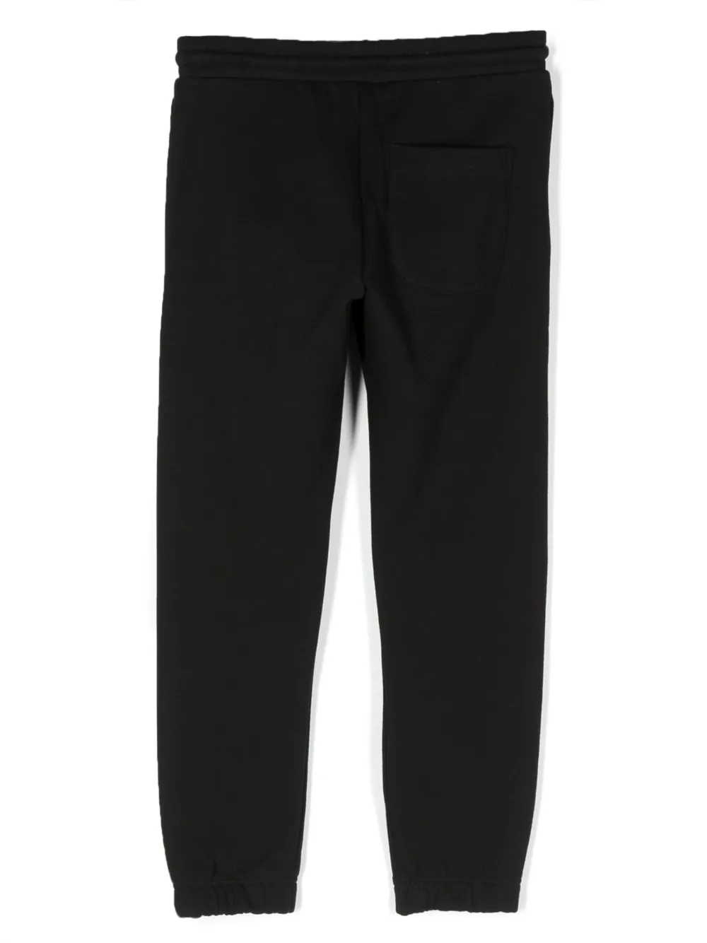 Shop Diesel Logo-print Cotton Track Pants In Black