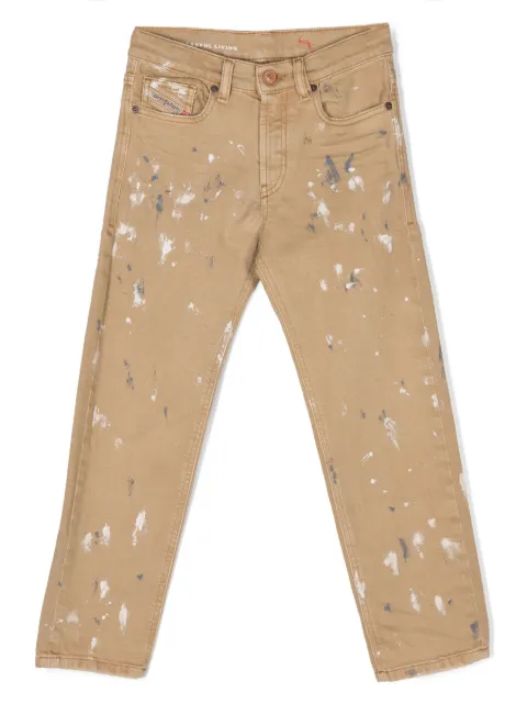 Diesel Kids 2010-J paint-splatter jeans