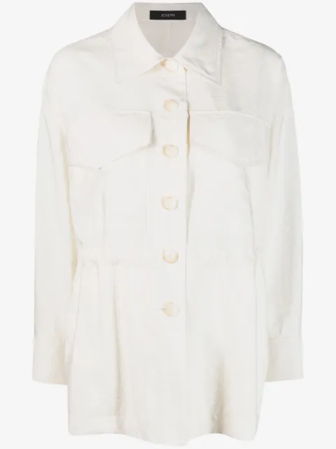 JOSEPH Welbeck drawstring shirt jacket