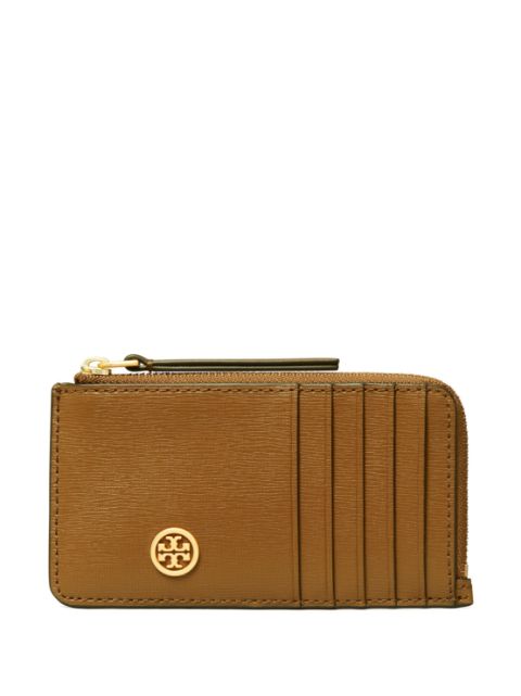 Tory Burch Robinson logo-plaque cardholder Women