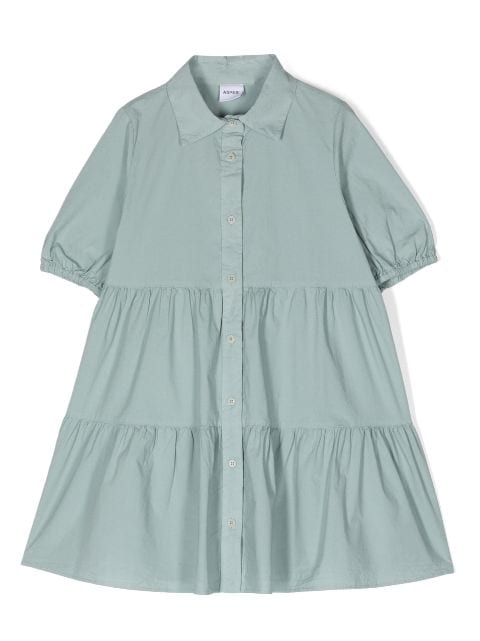 Aspesi Kids robe-chemise à manches courtes