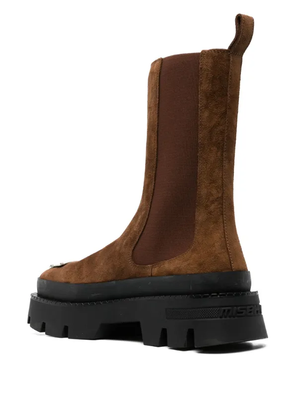 関税込み＊MISBHV＊レザー100% ロゴ 2000年のチェルシーブーツ The 2000 Chelsea Boot Black