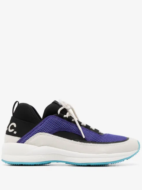 A.P.C. Run Around colour-block low-top sneakers 