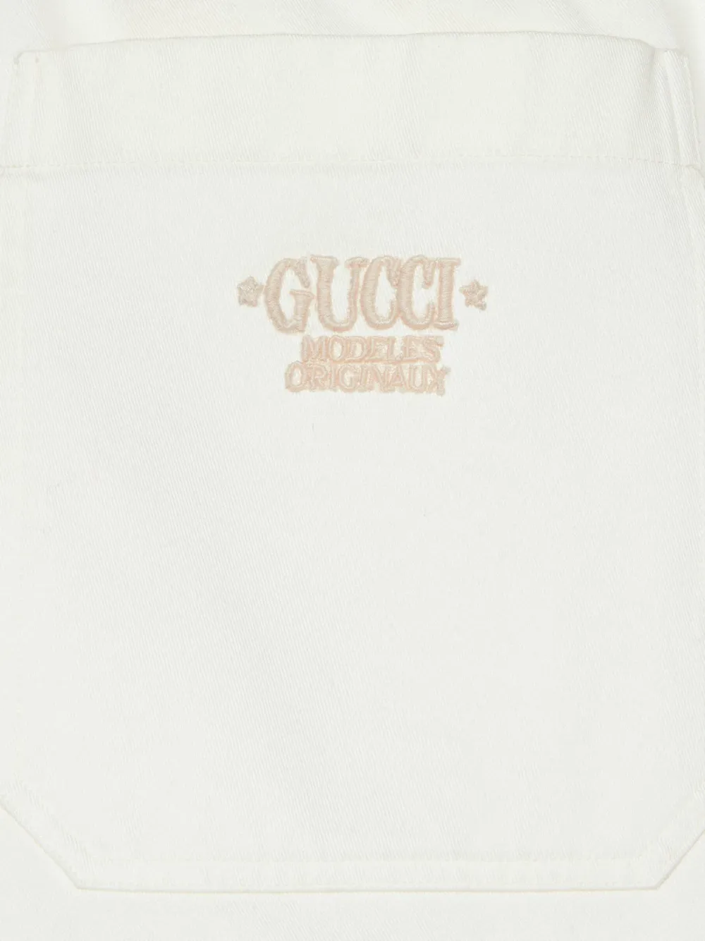 Gucci Embroidered-logo Twill Trousers 