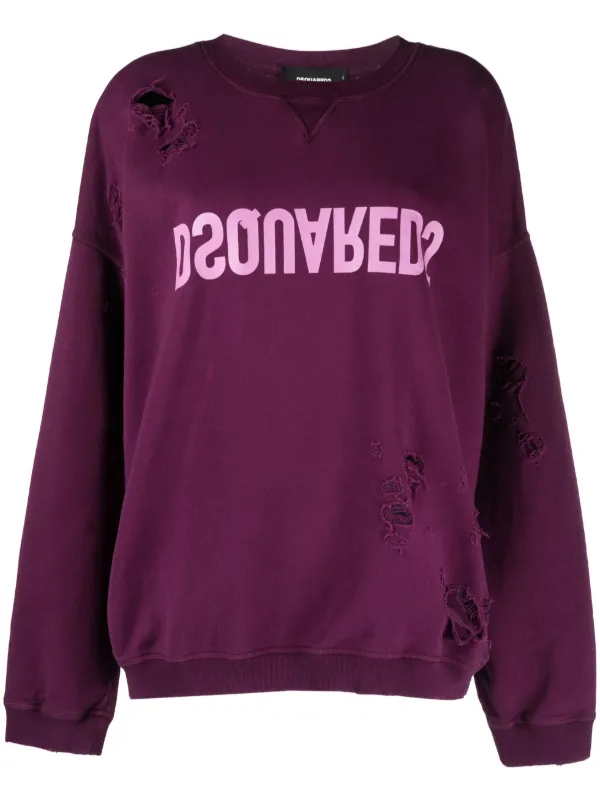 スウェット・トレーナー D SQUARED2 Logo print hoodie Dsquared2 - Logo print hoodie black - The Corner
