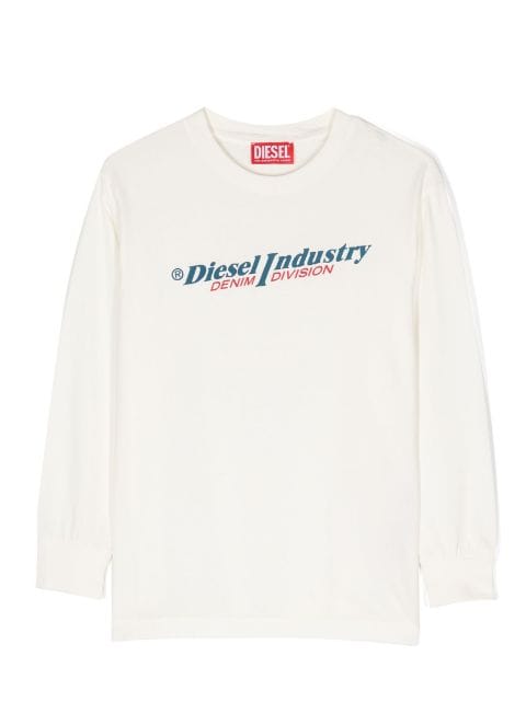 logo-print long-sleeve T-shirt