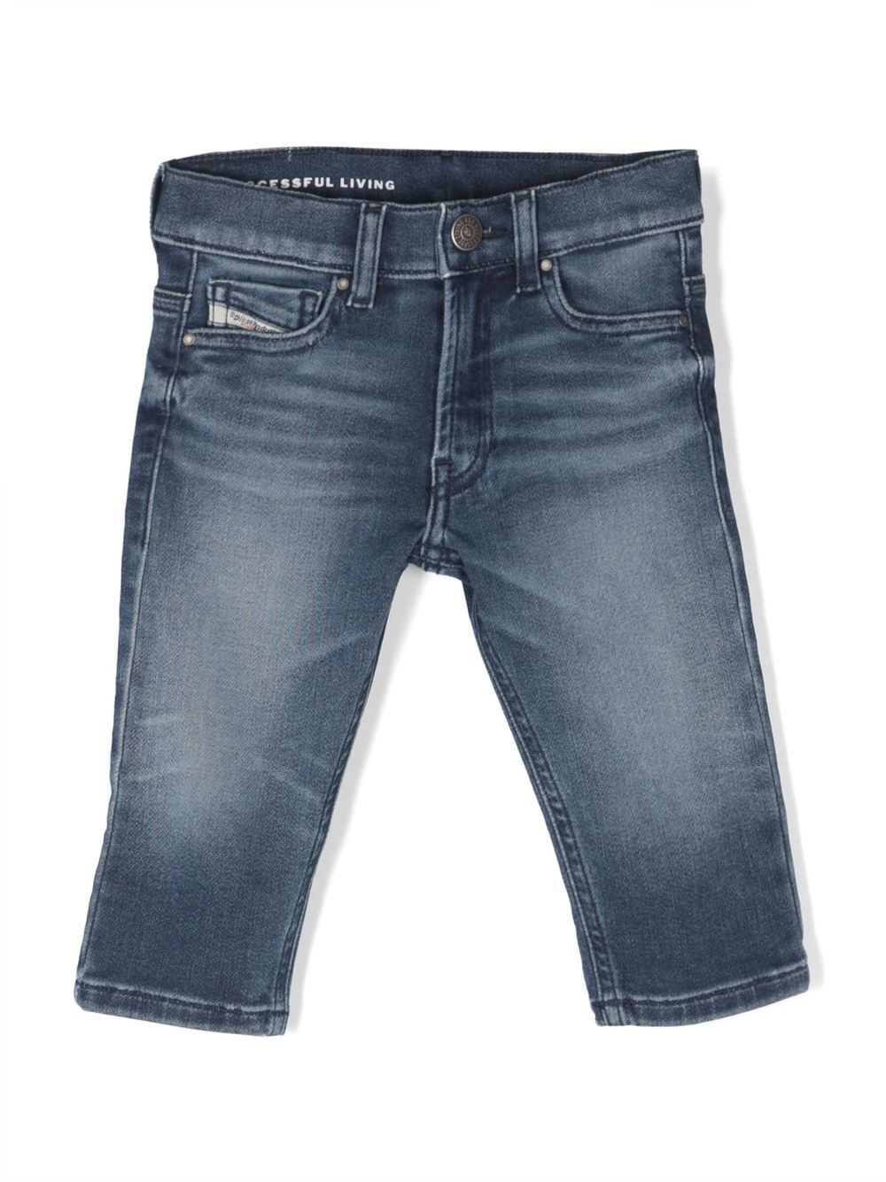 Diesel Kids D-Jools-B straight-leg jeans - Blue