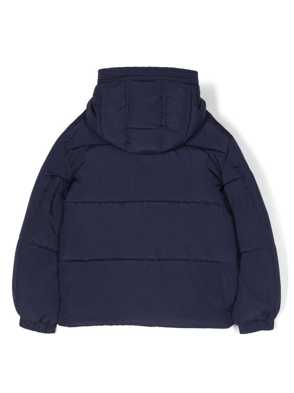 Diesel Kids Jpil quilted hooded jacket - Blauw