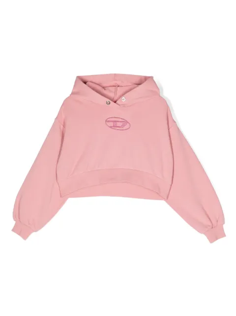 Diesel Kids 로고 자수 후디
