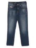 Diesel Kids 2004-J mid-rise tapered-leg jeans - Blue