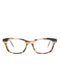 Barton Perreira Nandi tortoiseshell-effect glasses - Brown