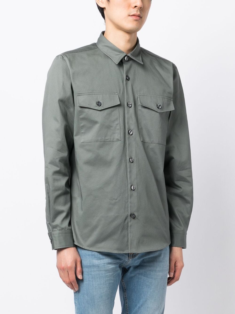 BOSS Chest flap-pocket Shirt - Farfetch