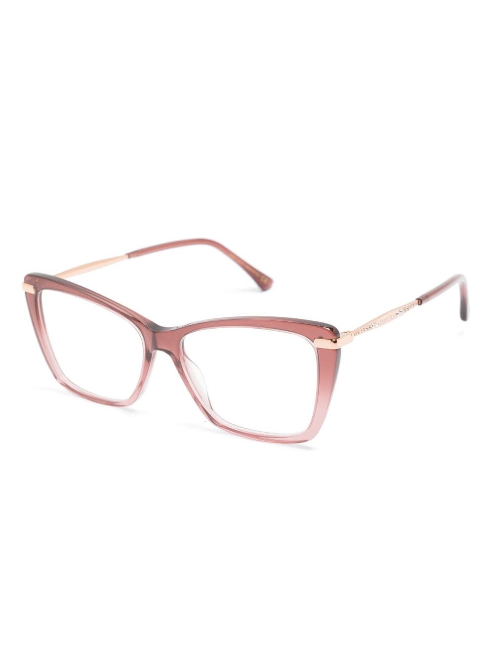 Shop Jimmy Choo Jc297 Cat-eye Sunglasses In Pink