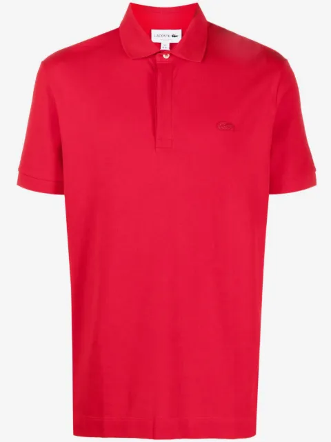 Lacoste polo en coton à patch logo