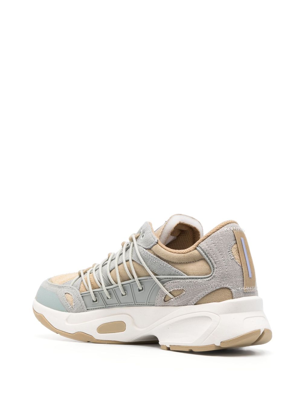 Shop Mcq By Alexander Mcqueen Panelled Low-top Sneakers In Nude