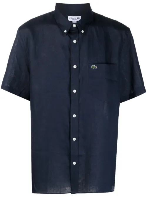 Chemise à logo brodé - Lacoste - Modalova