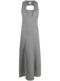 Alysi sleeveless open-back dress - Grey