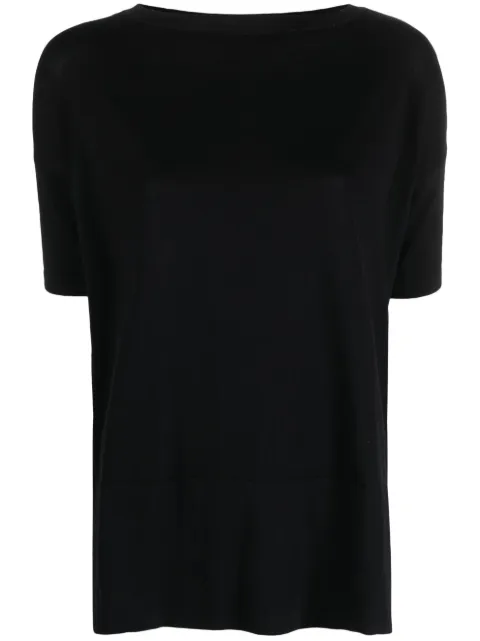 Wild Cashmere short-sleeved cotton T-shirt 