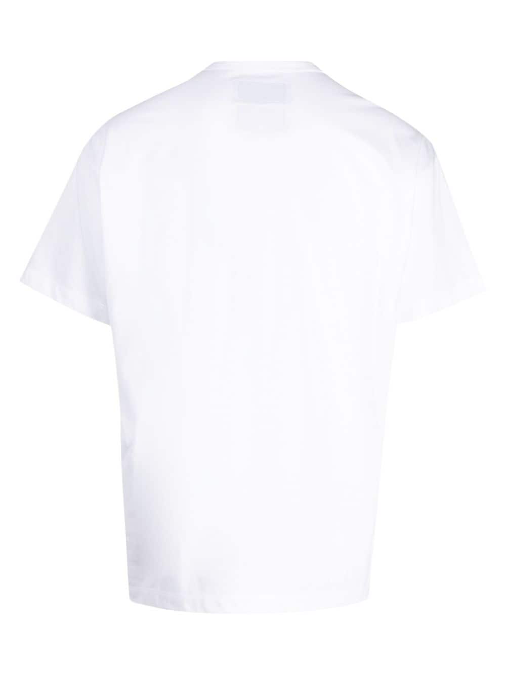 Fumito Ganryu T-shirt met contrasterend vlak - Geel