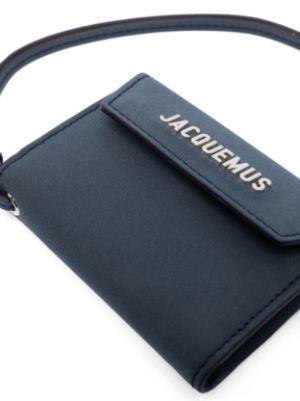 Shop JACQUEMUS Street Style Plain Leather Folding Wallet Card Holder  (216SL0033066550) by secondseconds