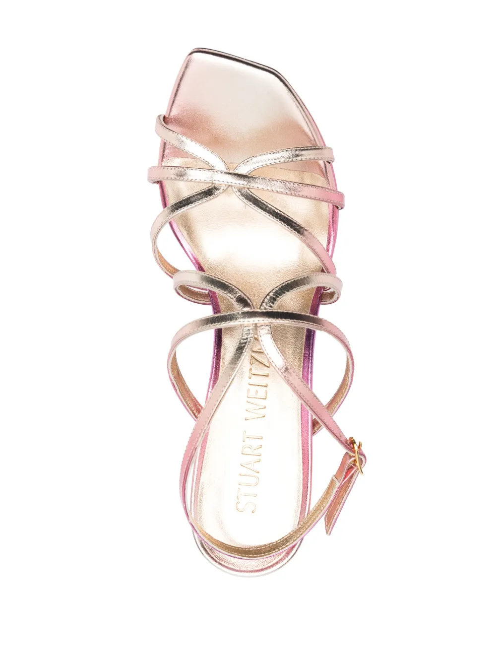 Stuart Weitzman Brlyther Sqhi Womens Leather Open Toe Platform Heels In Rosa