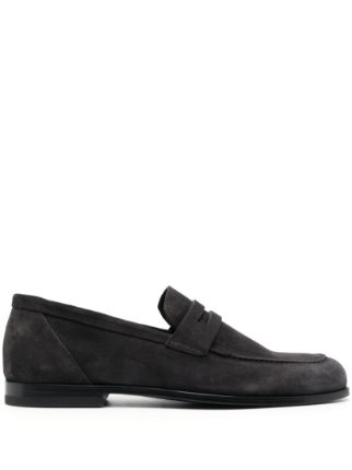 Harrys Of London Suede Penny Loafers - Farfetch