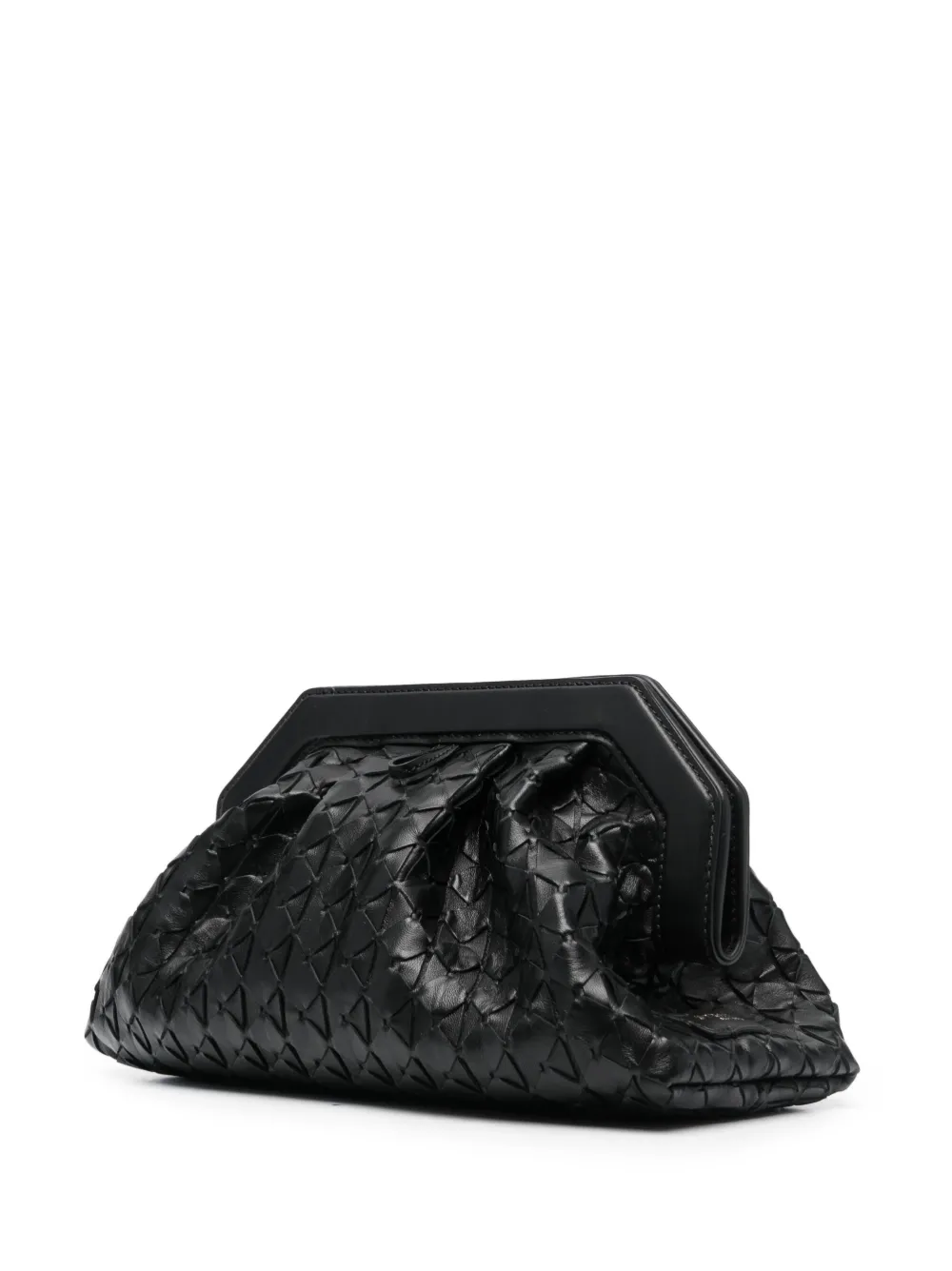  Serapian Mini Secret Mosaico Clutch Bag - Black 