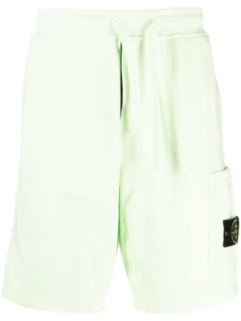 Stone Island logo-patch track shorts