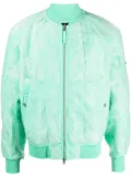Stone Island Shadow Project mesh-panel bomber jacket - Green