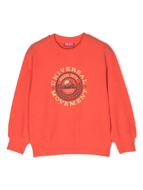 Diesel Kids langærmet sweatshirt med broderet logo