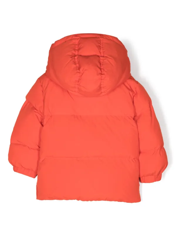 Boys orange puffer jacket sale