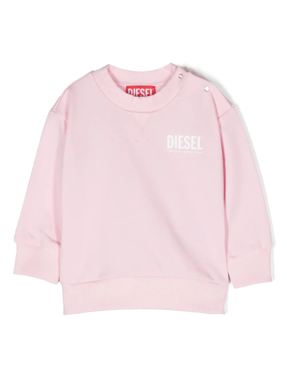 Diesel pink sweatshirt new arrivals