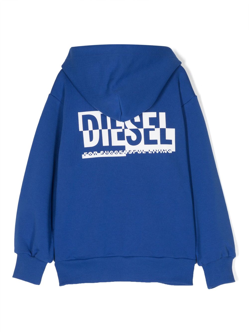 Diesel Kids Hoodie met logoprint - Blauw