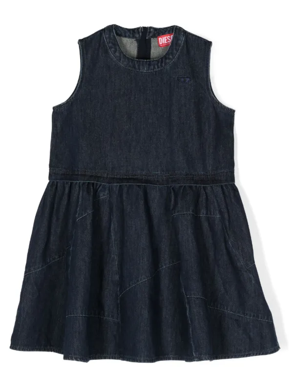 Kids hot sale denim frock