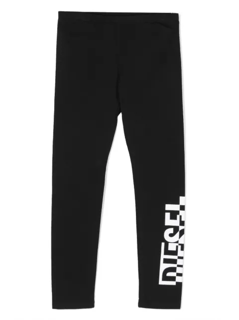 Diesel Kids 로고 프린트 레깅스