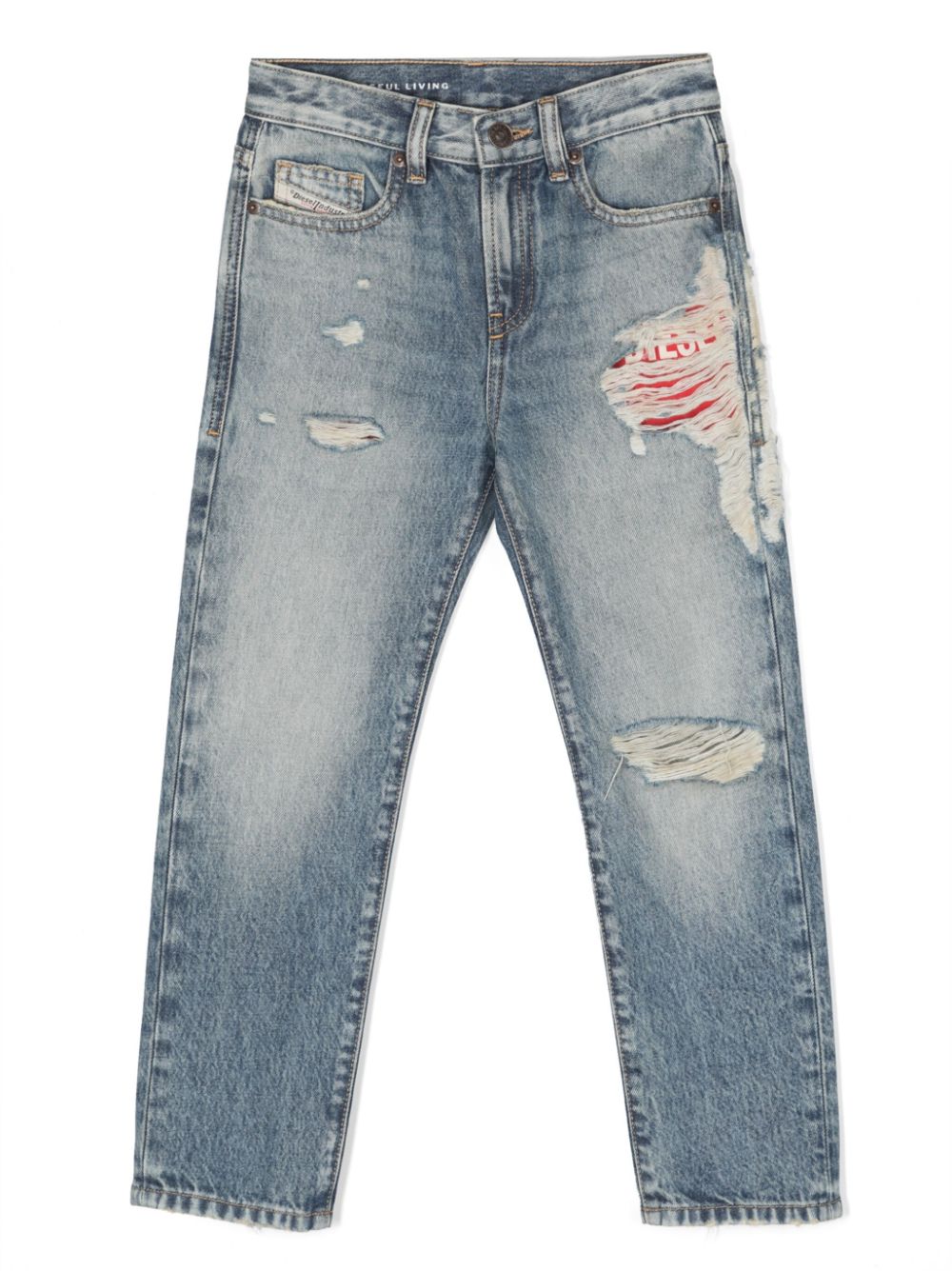 Image 1 of Diesel Kids 2020 D-Viker-J distressed jeans