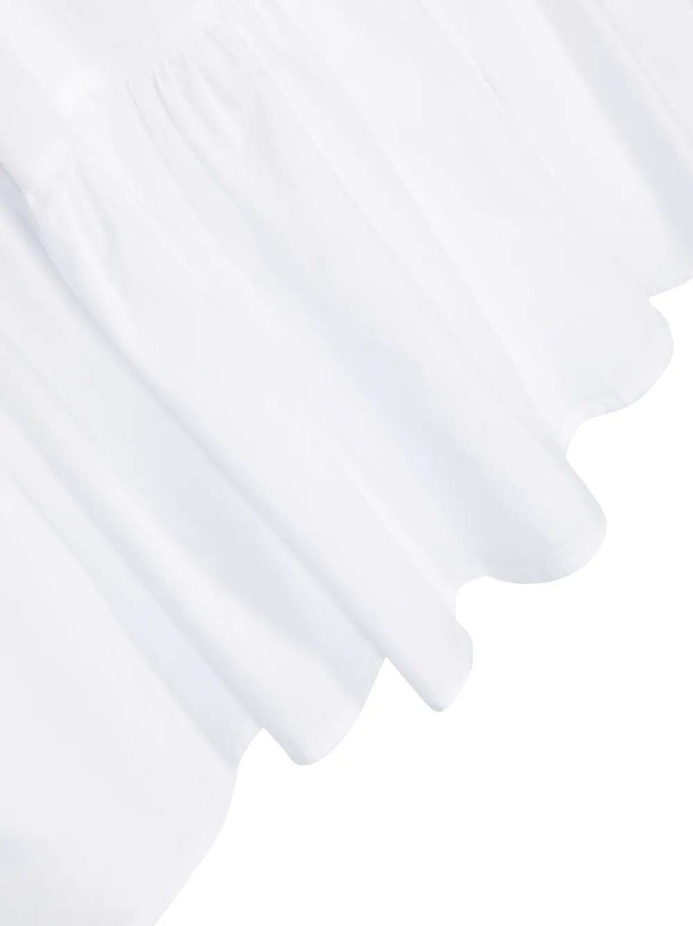 Long-Sleeve Fluted Dress