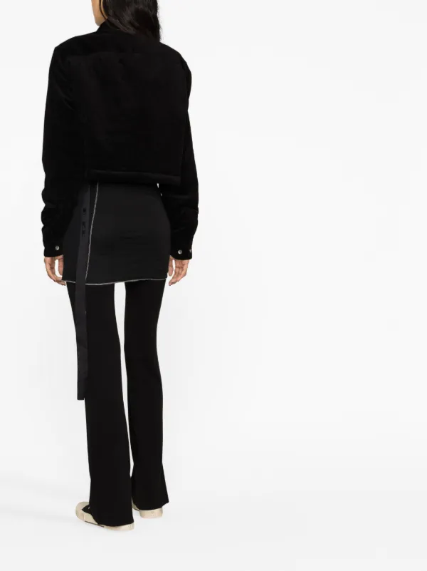 Rick Owens DRKSHDW コーデュロイジャケット ブラック Rick Owens DRKSHDW コーデュロイ ジャケット | ブラック