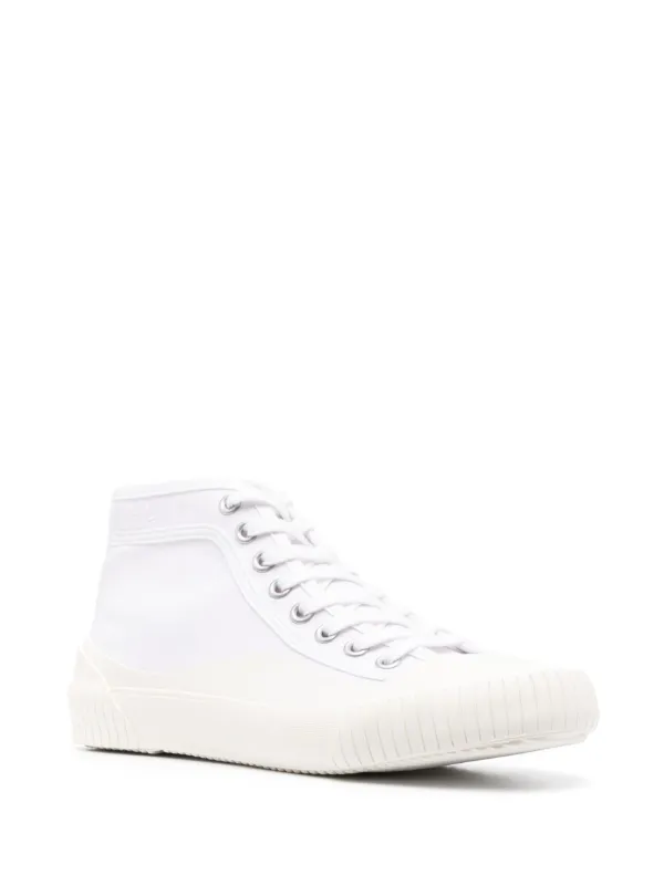 A.P.C. Iggy Canvas high-top Sneakers | White | FARFETCH