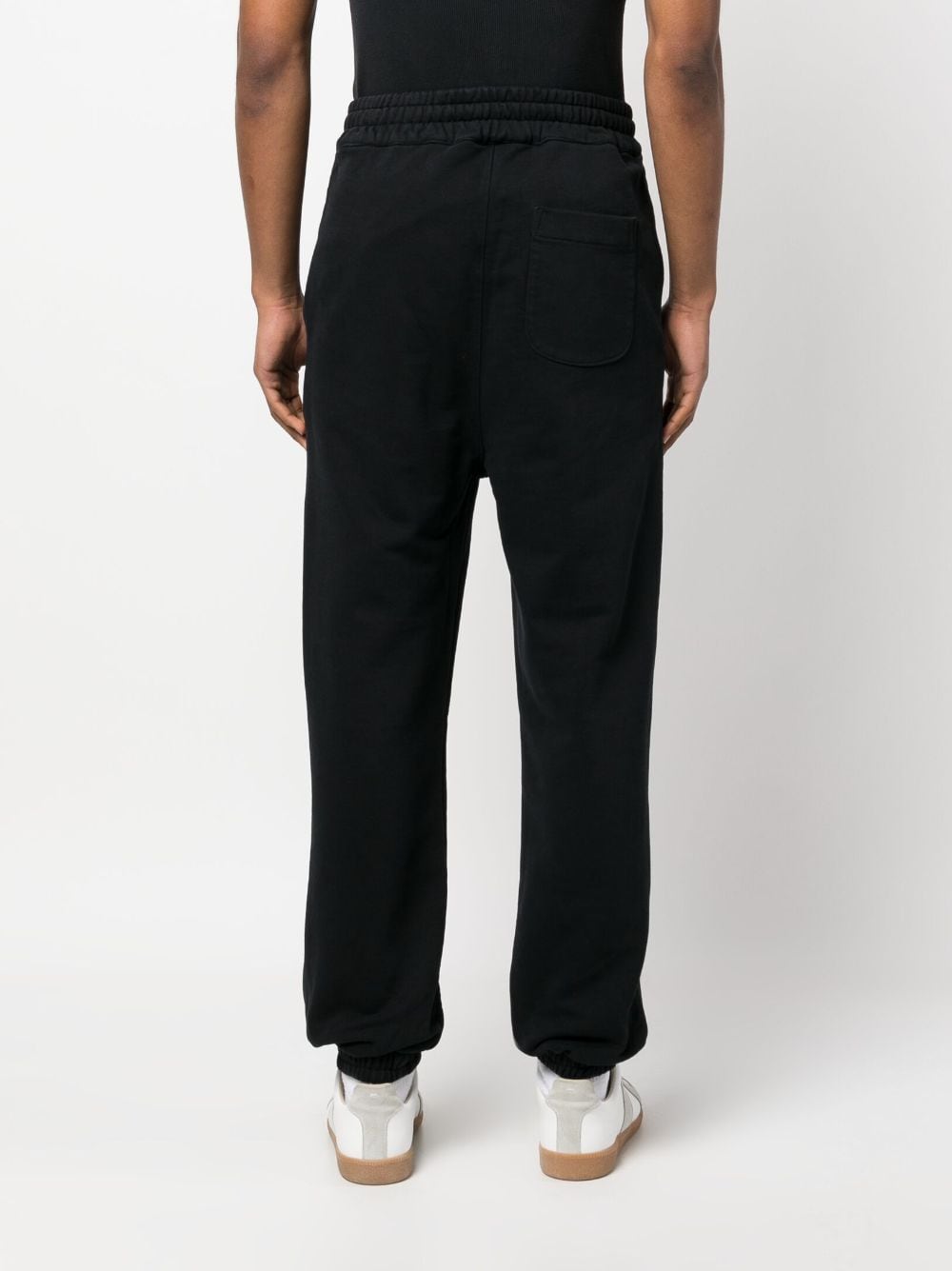 Shop Drôle De Monsieur Embroidered-logo Track Pants In Schwarz