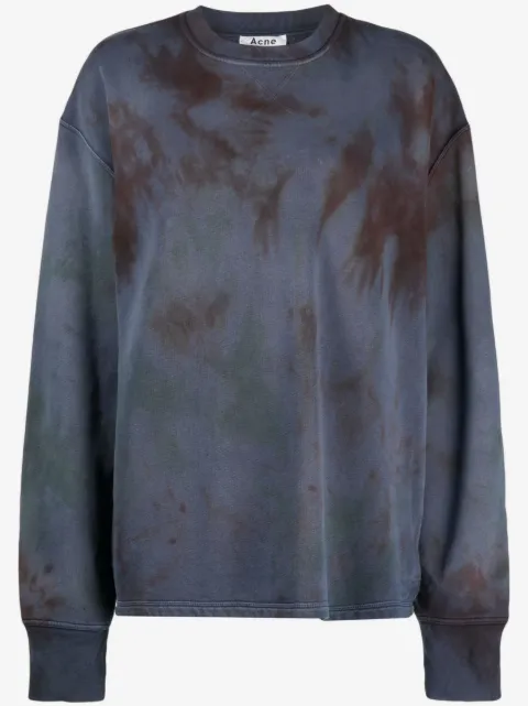 Stain Shade sudadera con estampado tie-dye