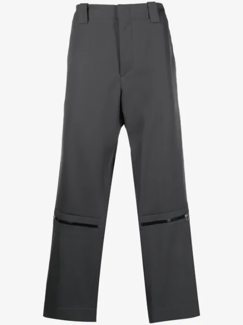 OAMC zip-detail straight-leg trousers