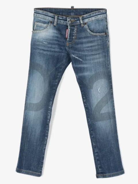 DSQUARED2 KIDS Cool Guy distressed skinny jeans