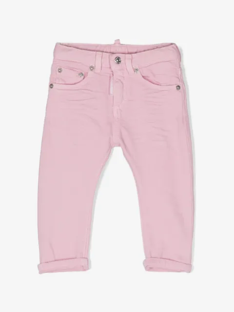 DSQUARED2 KIDS logo-patch jeans