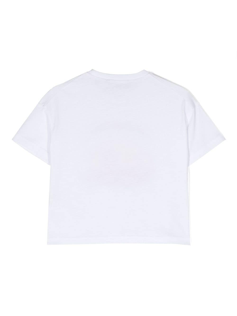 Shop Dsquared2 Graphic-print Cotton T-shirt In White
