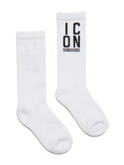 Dsquared2 Kids Icon cotton-blend socks
