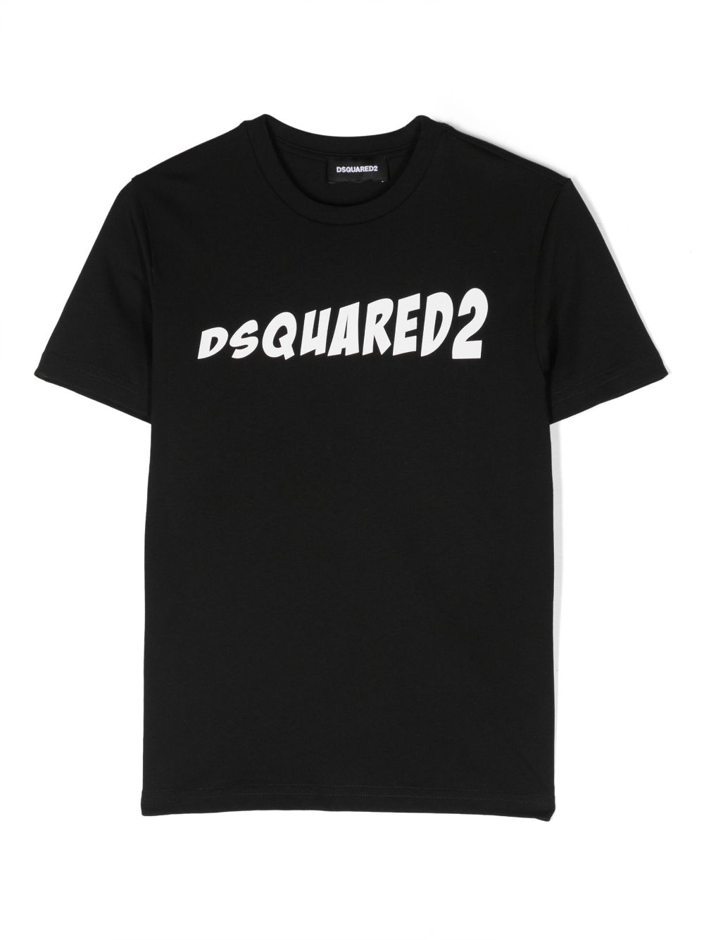 Dsquared2 Logo-print Cotton T-shirt In Schwarz