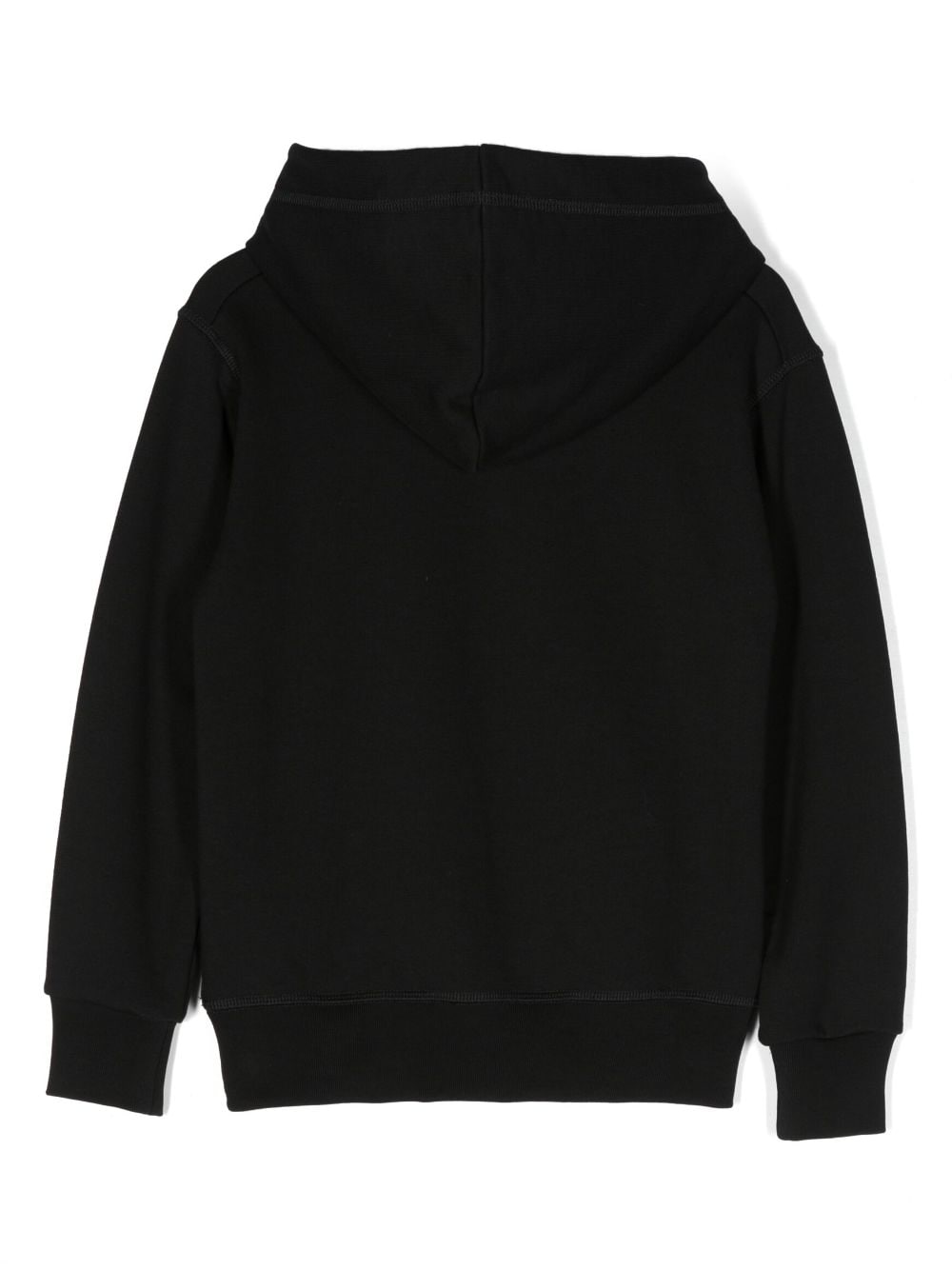 Shop Dsquared2 Packman-print Cotton Hoodie In Black
