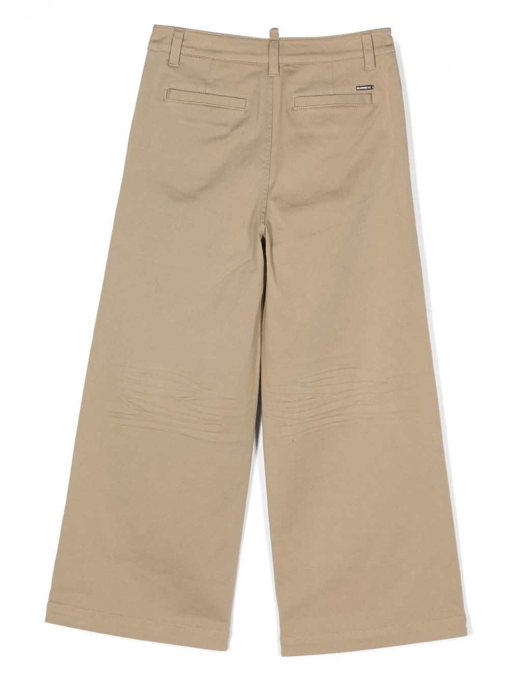 DSQUARED2 KIDS wide-leg trousers - Neutrals