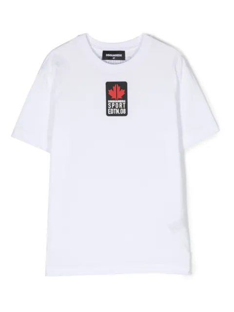 DSQUARED2 KIDS playera manga corta con logo estampado